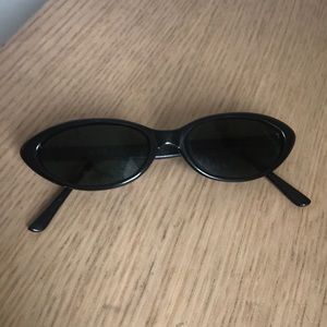 Small black frame sunglasses